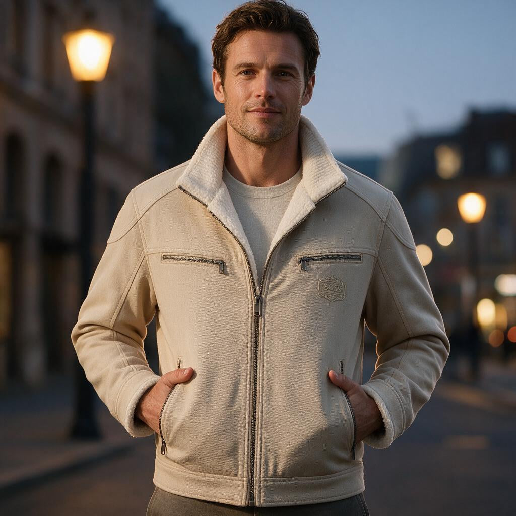 Giacca Sherpa Biker Invernale