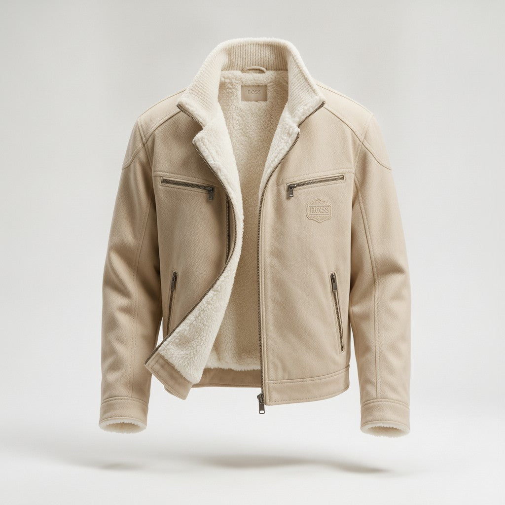 Giacca Sherpa Biker Invernale