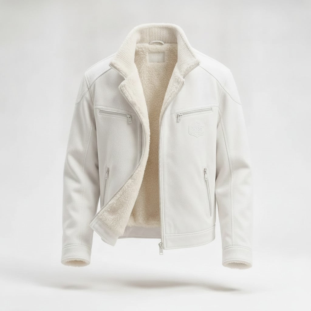 Giacca Sherpa Biker Invernale