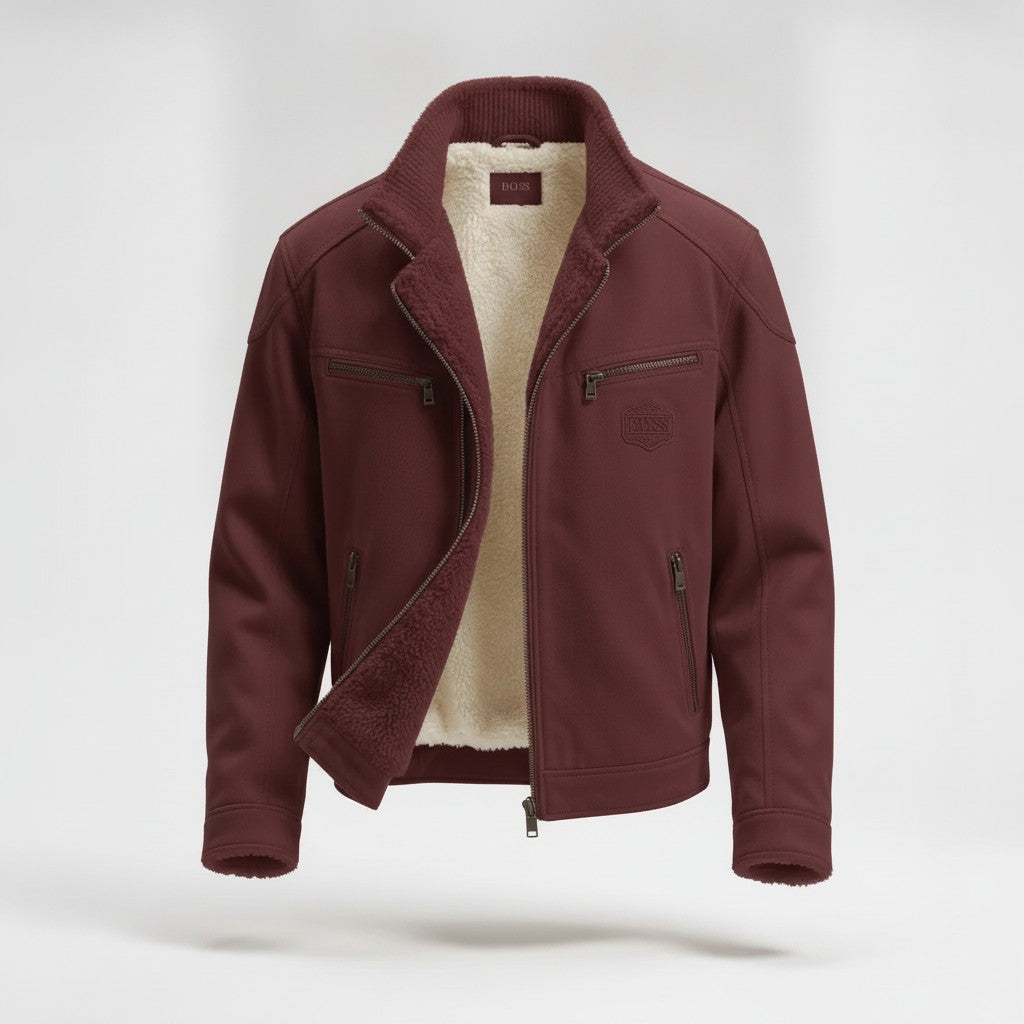 Giacca Sherpa Biker Invernale