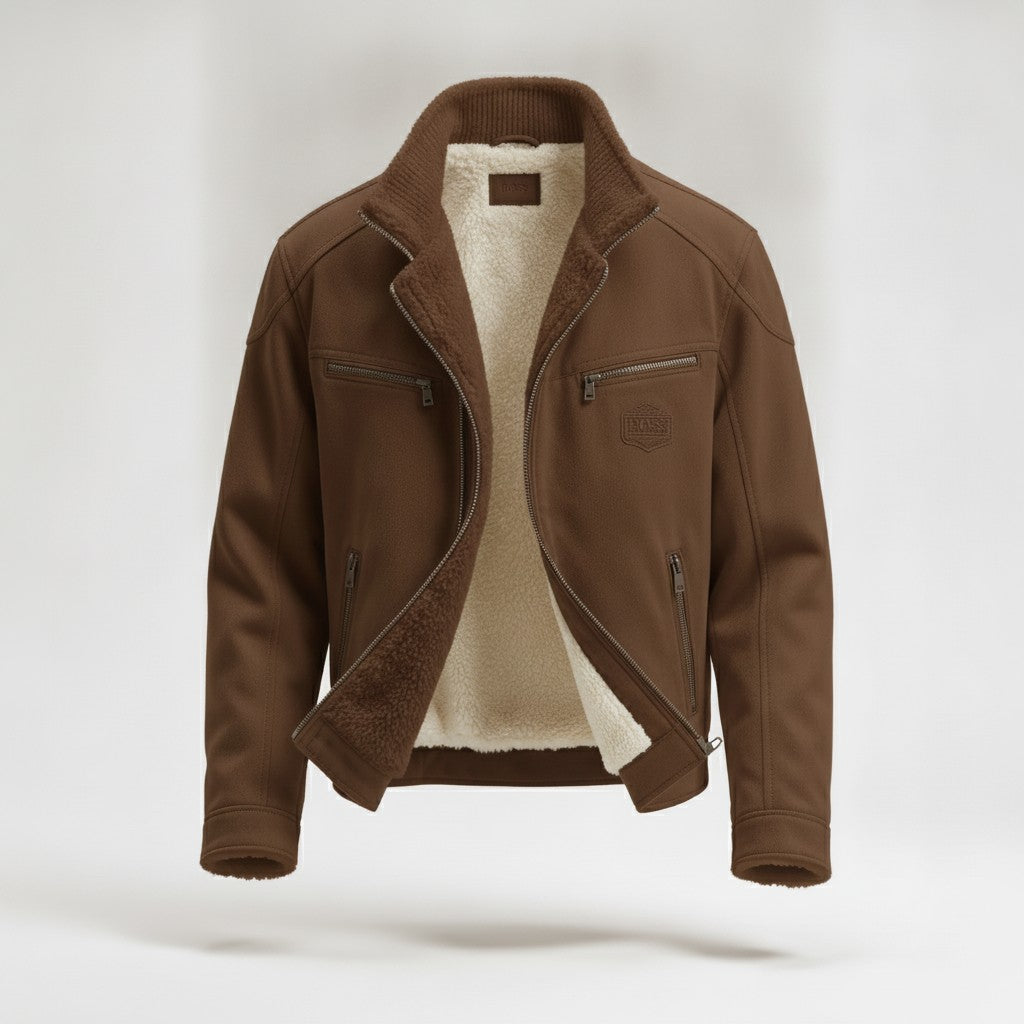 Giacca Sherpa Biker Invernale